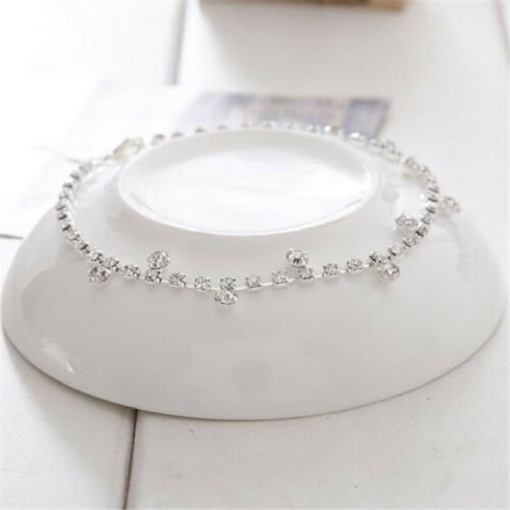 Women's Sexy Crystal Diamond Anklet Ankle Bracelet - Picture 4 of 11